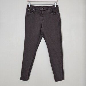 Yoga Jeans Womens CroppedJeans 31/ US 12 Olive Stretch Mid Rise SWP-1161 SECOND